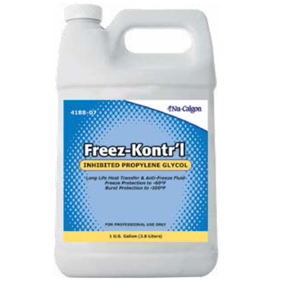 FREEZ-KONTR'L BLUE GLYCOL 1 GAL BOTTLE - 4188-07, Beverage Equipment, Parts Distributor - Apex Beverage Equipment - Glycol - Glycol