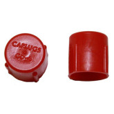 CAP PROTECTIVE RED 1/4 TUBING 7/16-20 THREADS 04-0044