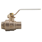 1/2 FULL PORT SWEAT BALL VALVE LEAD FREE BRASS LFFBVS-3C