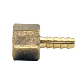 1/4 BARB X 3/8 NPT ELBOW LEAD FREE BRASS