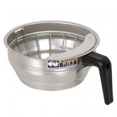 FUNNEL WITH STAINLESS STEEL SPLASHGARD 7.12" WIDTH