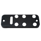 TAPRITE 265-0205 BARGUN BUTTON PLATE 6 BUTTON JUICE BLACK