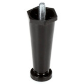 LEG 4" ADJUSTABLE BLACK PLASTIC FOR QUEST