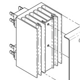 SSR ASSEMBLY 3X 230VAC 25AMP