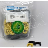 QUICK DISCONNECT CLIPS FOR SHURFLO GENERAL BEVERAGE YELLOW CLIP PUMPS, 100 LIQUID CLIPS AND 50 GAS CLIPS