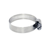 ADJUSTABLE SS HOSE CLAMP 1/2" BAND 1-1/16" TO 2" DIAMETER