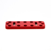 WUNDERBAR PH12-2-R BARGUN BUTTON PLATE 12 BUTTON RED