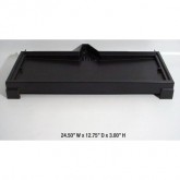 DRAIN PAN SQUARE PLASTIC SLOPED FOR SERVEND 2323 DROP-IN