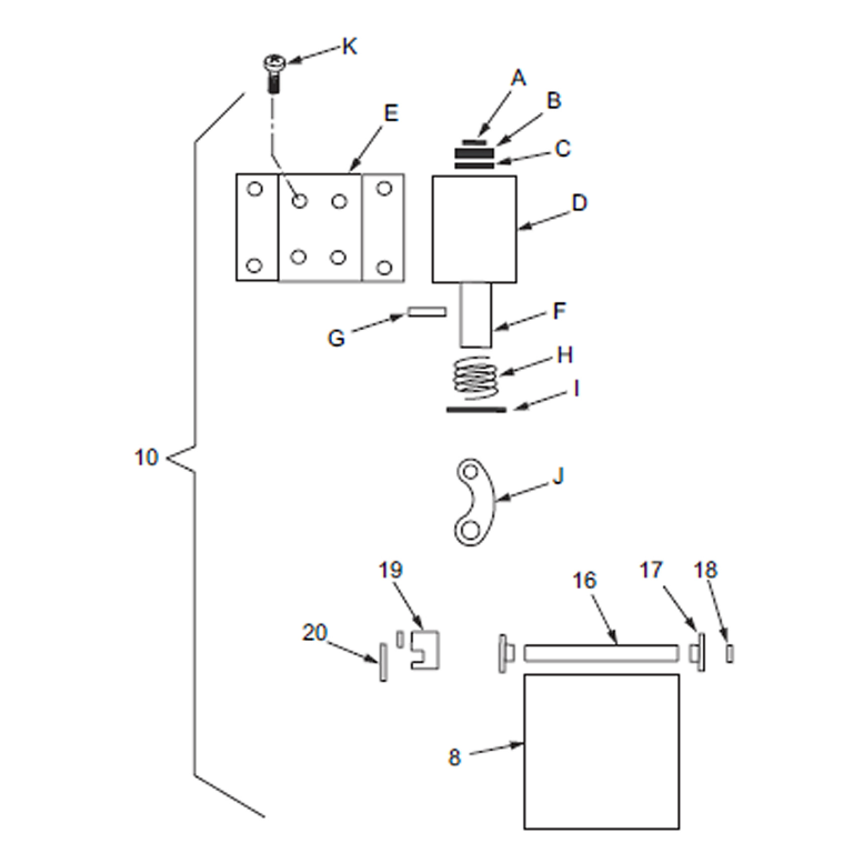 Lancer IBD22 IBD30 Solenoid Sub-Assembly